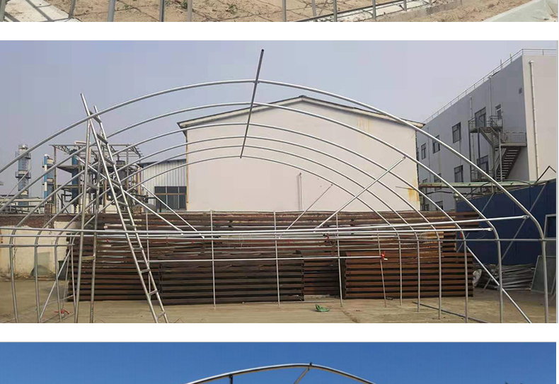 Single Layer PO Commercial Multi Span Polycarbonate Sheet Greenhouse for Agriculture