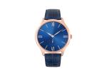 Stainless Steel Case Automatic Quartz Watch , Small Mens Leather Strap Watches