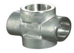 ASME B16.11 9000LB Forged 4 Way Metal Pipe Connector