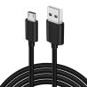 Buy cheap Black Usb A To Micro Usb Cable Fast Charging 0.7-0.9A Wear Resistant OEM ODM from wholesalers
