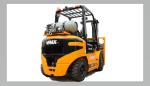 3000KG LPG Forklift Hydraulic Transmission / Sit Down Forklift With Gasoline