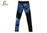 Colorful Printed Womens Sports Leggings Customized Material For Running