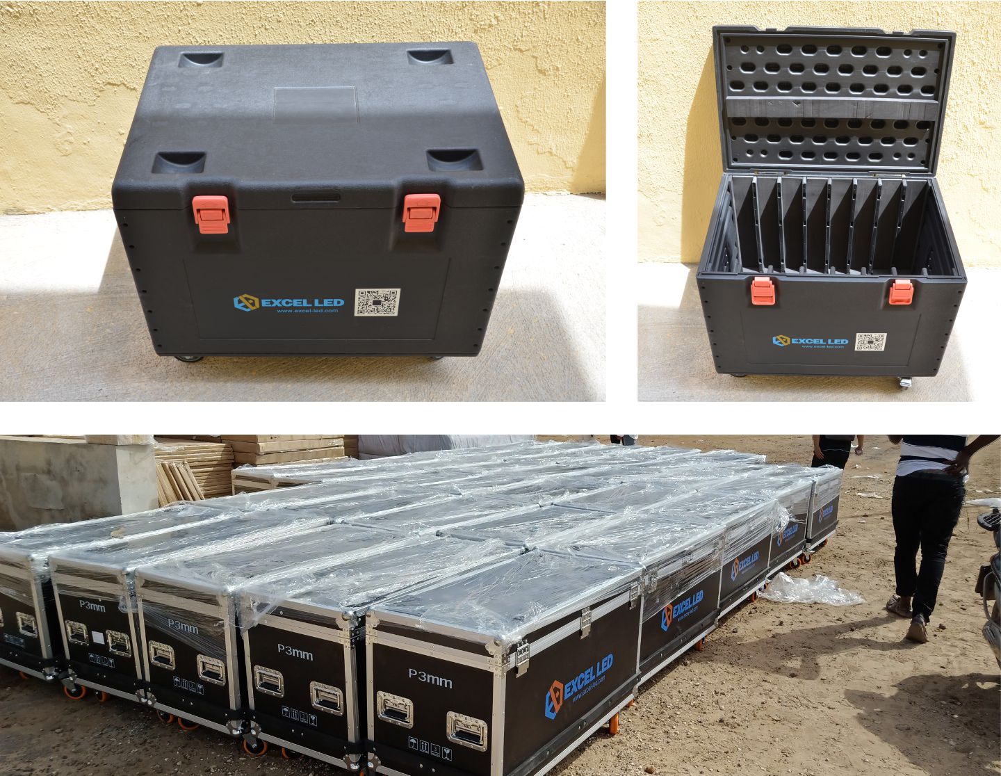 Stage Portable LED Display Panels P3.91mm LED Rental Display Screen For Events