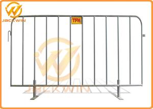 Wholesale Removable Portable Event Galvanized Steel Pedestrian Barriers with Flat Feet from china suppliers