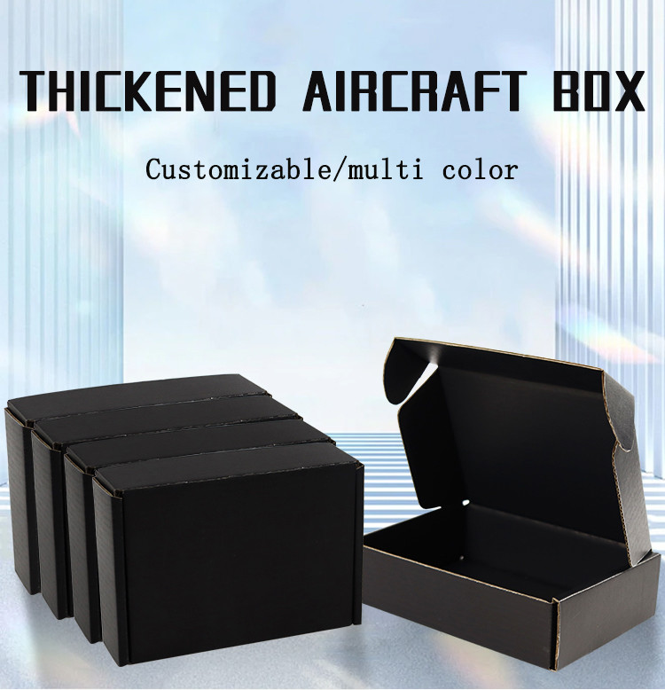 Eco Friendly Airplane Boxes With Durable Zip And Customizable 3 Layer Structure