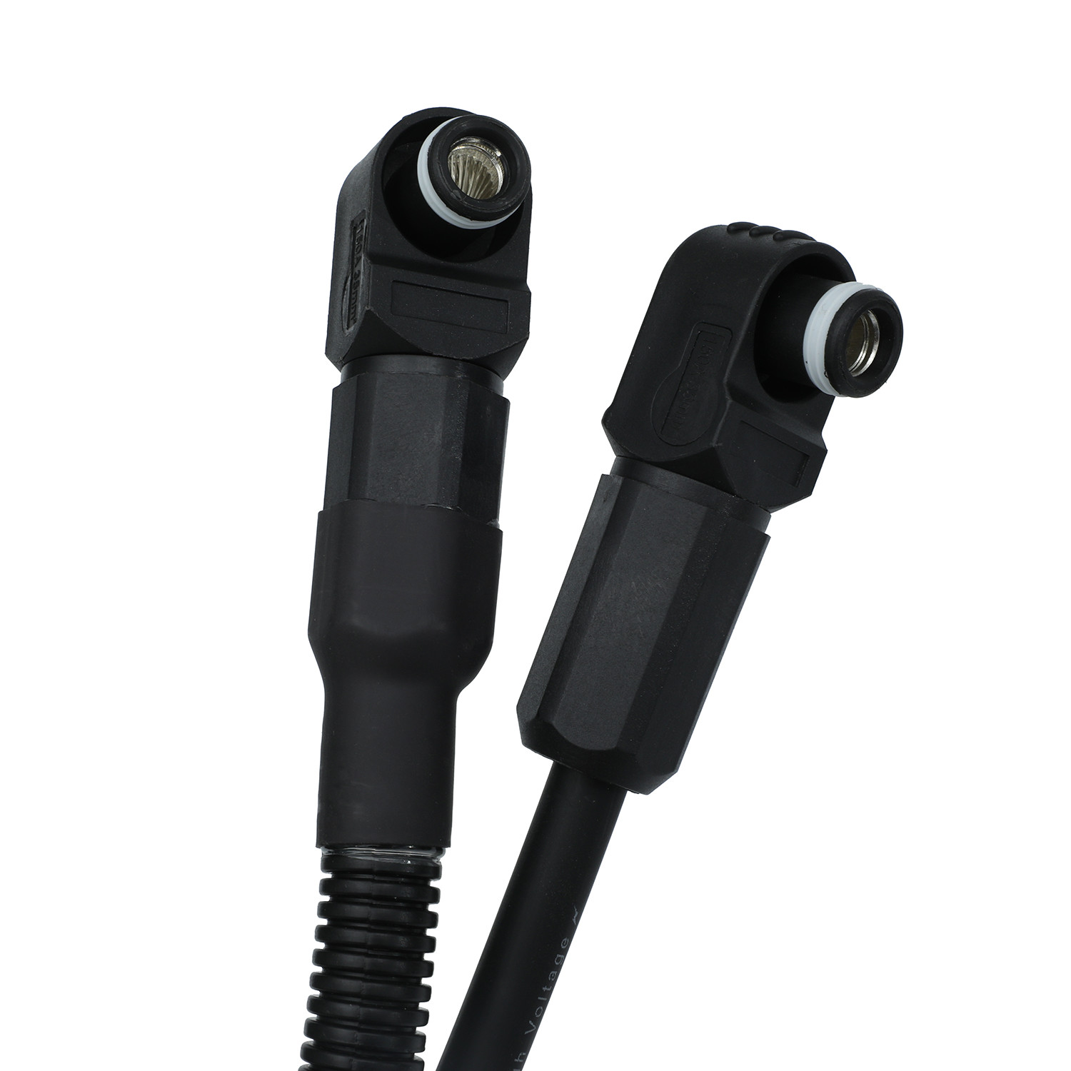 100A Black / Orange / Red PVC Insulated Male / Female Energy Storage Connectors For 2.5-95mm2 Wire