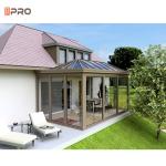 Indoor Growing Aluminum Frame Glass Prefab 4 Season Room Exterior Building
