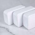 Empty Plastic Bottle 200ML PET Square Shape Shampoo Bottles Plastic Lotion Pump