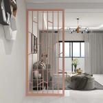 Black Interior Room Stainless Steel Screen Partition Dividers For Hotel