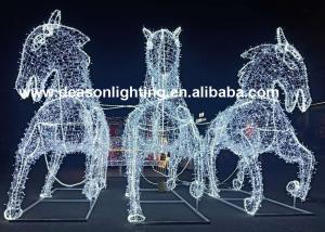Wholesale christmas horse lighted carriage from china suppliers