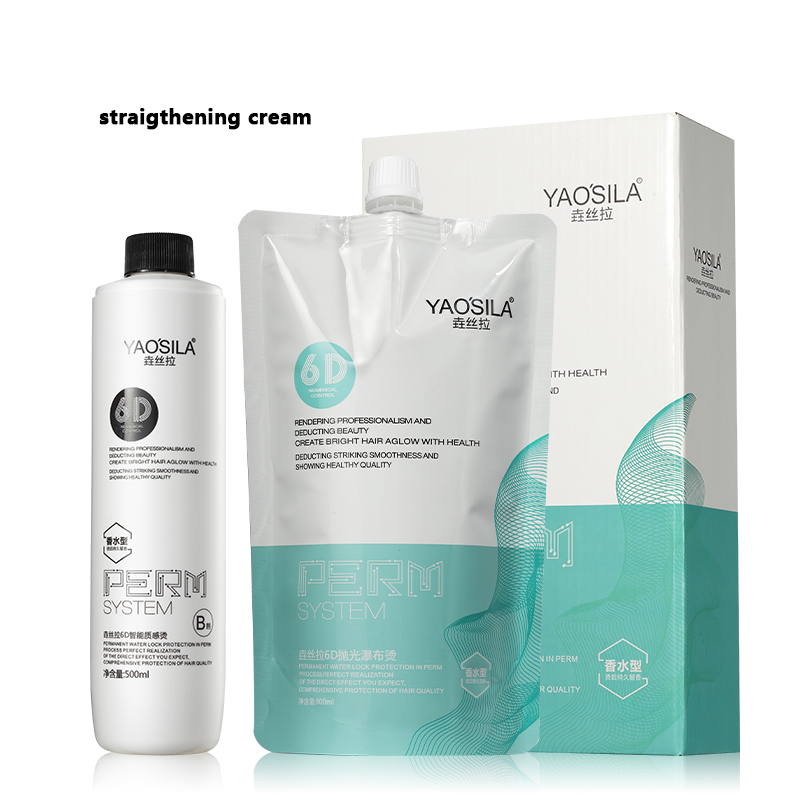 Female Hair Styling Enhance Straight Hair with Elasticity Perm Lotion and Eyelash Perm Kit