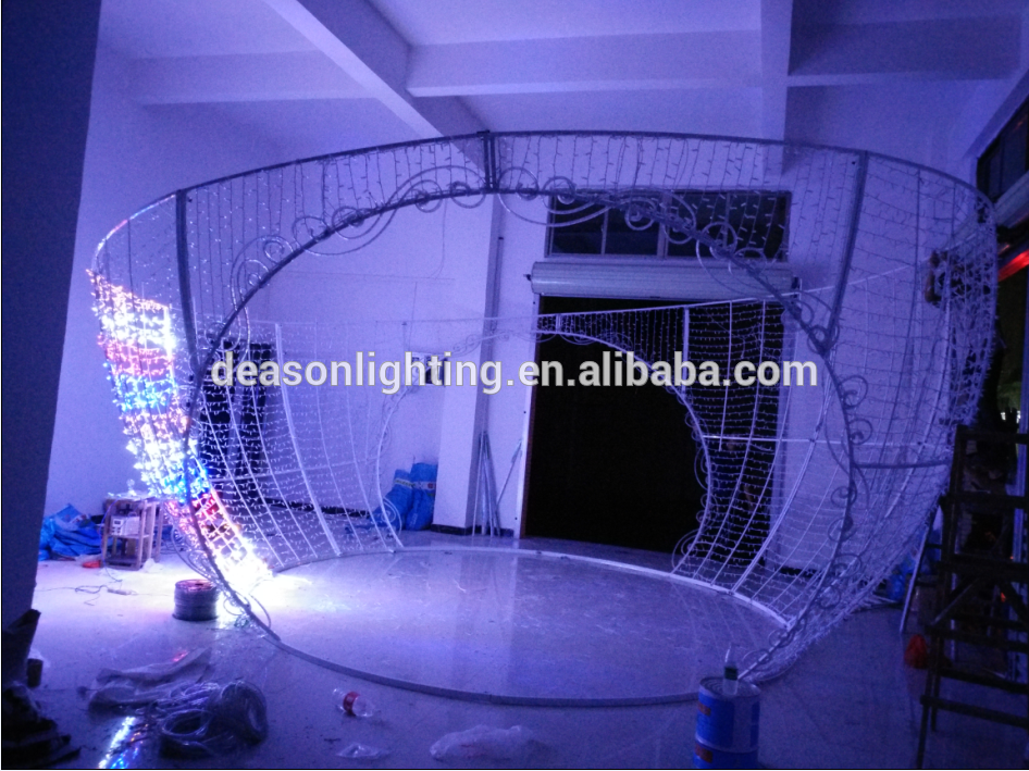 Giant outdoor christmas lights LED big Ball 3D Motif Light
