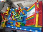 Commercial Large 0.55mm PVC Inflatable Giant Amusement Park Funcity Equipments