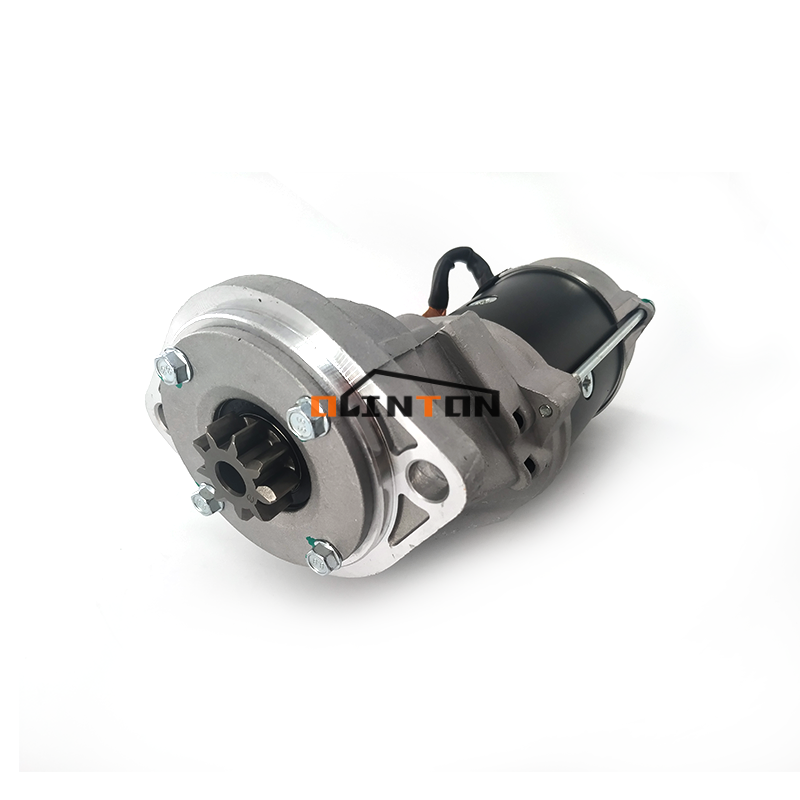 Construction Works 12V 9T 3.0KW S14-102B Excavator Parts Starter Motor 129940-77010