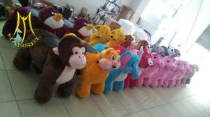 Wholesale Hansel plush animla train toy ride horse scooter toy riding animal for birthday rent from china suppliers
