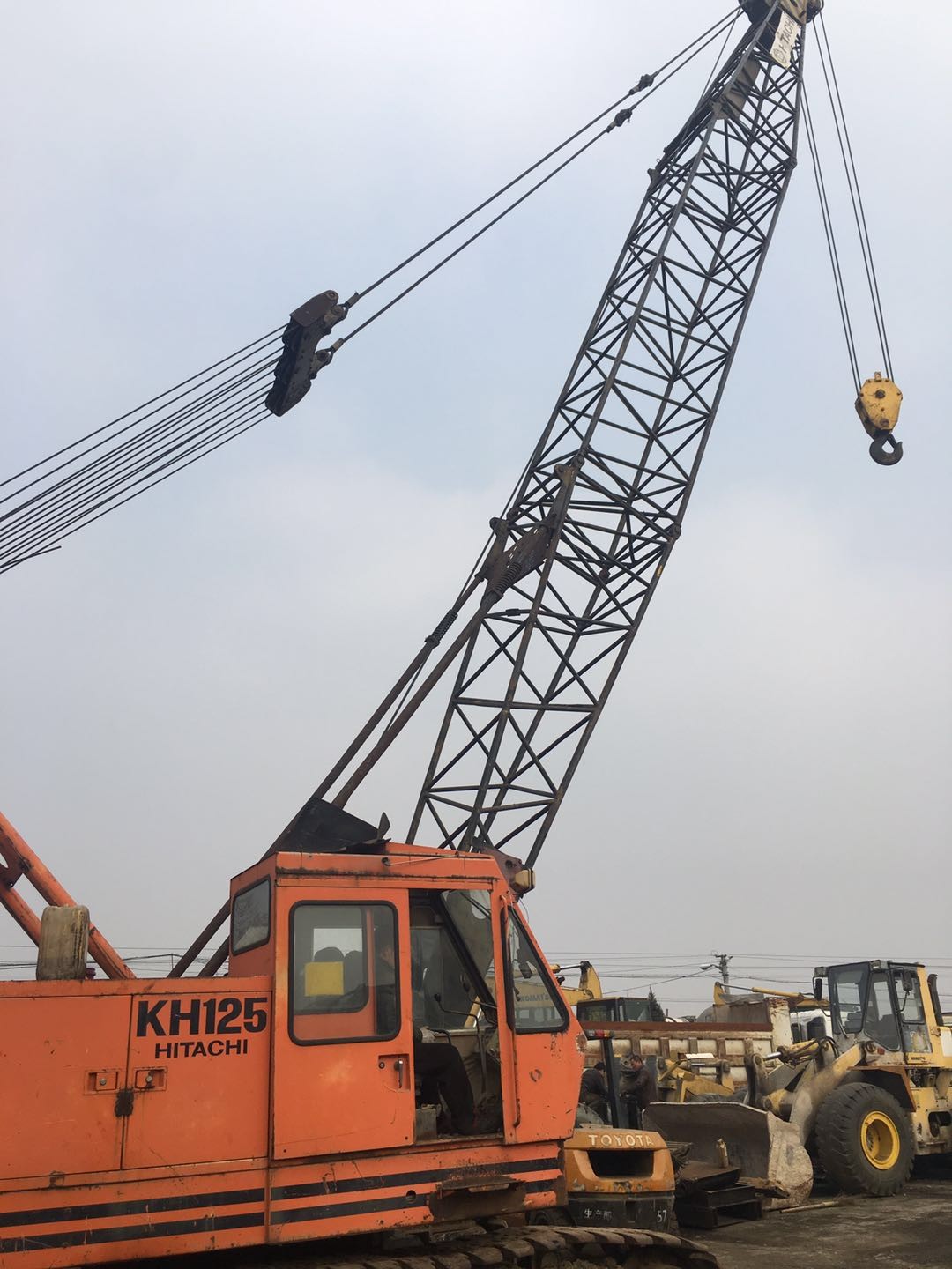 KH180-2 Hitachi Crawler Crane , Used Crawler Crane Good Working Condition