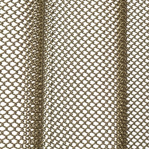 Heavy-duty Metal Wire Mesh Curtains For Fireplace Screen Systems