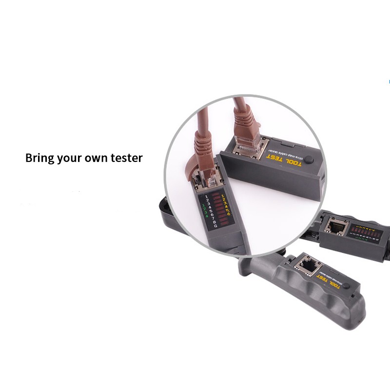 The crimping and cable testing solution/network cable crimper network tools hand crimping 4P 6P 8P network tool