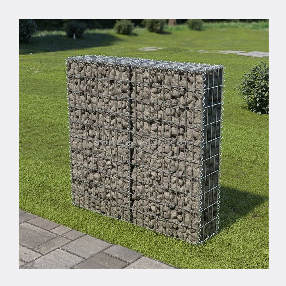 Galvanized Welded Mesh Gabion Walls for Stone Retaining Applications Design