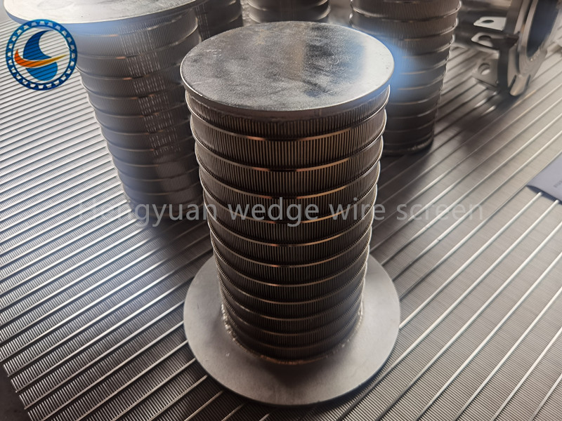 Stainless Steel 180mm Dia Wedge Wire Mesh Screen For Automatic Sewage Filters