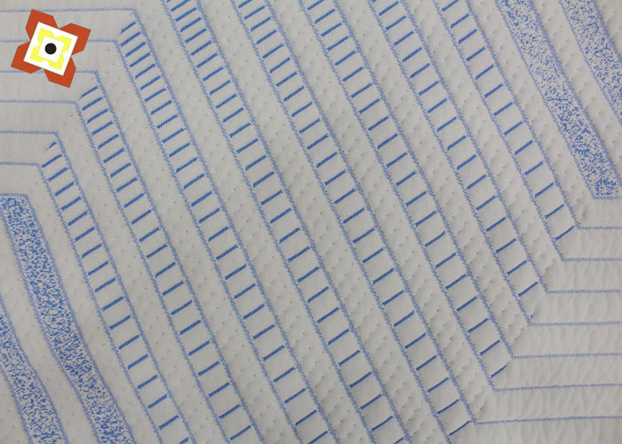 160gsm Bullet Knitted Jacquard Mattress Fabric Custom Digital Printing