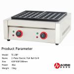 15 KG Capacity Takoyaki Machine 2020 Year Ideal for Commercial Kitchen Equipment