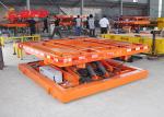 Hydraulic Steering Steel Platform Rail Track Trolley