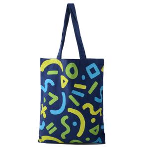 Wholesale Sustainable Recycled Cotton Tote Bags , Printed Calico Bags Large Capacity BSCI Sedex 4P Audit from china suppliers