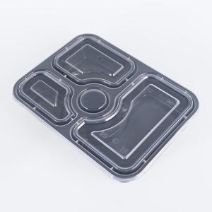Wholesale Rectangle Disposable Plastic Food Containers 0.5-1.5mm Thickness Microwave For Snack from china suppliers