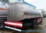 Dong Feng 7m³ Stainless Steel Milk Tanker Truck 4x2 DFA1070SJ35D6 Chassis