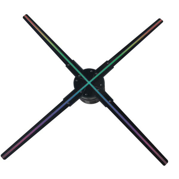 70cm 16GB SD Card TF Card 3D Hologram Fan Display LED Advertising Projector