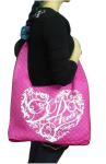 75g Square Veins Quilted Non Woven Promotional Bags, Eco-friendly Reusable Carry