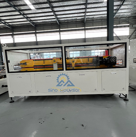 3'' Rectangular WPC/PVC Solid Wooden Door Frame Profile Making Extrusion Machine Line 180-200KG/H