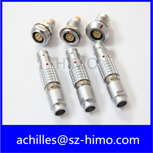 ECG.2B.12 Pin panel mount pcb connector lemo compatible