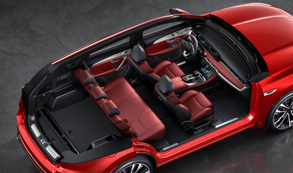 High Speed Jetour X70plus Gasoline SUV Cars with Front Drum Rear Disc Brake System and Curb Weight of 1000kg-2000kg