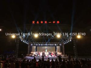 China Aluminum Concert Line Array Speaker Stage Lighting Truss 4 Meter Single Length on sale