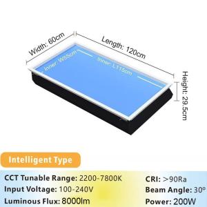 Wholesale 1/8 Inch Simulated Daylight Skylight Panels 90% Light Transmission 86mm from china suppliers