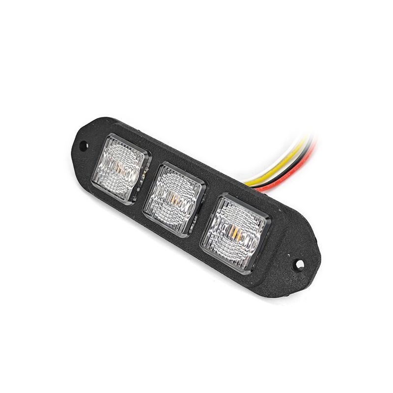 9W Amber Flexible LED Flash Penetration Light Strobe Light Bar Forklift Warning Light