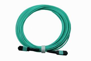 Wholesale Multimode OM3 MPO Fiber Trunk Cable 12 Fiber Female Type A LSZH from china suppliers