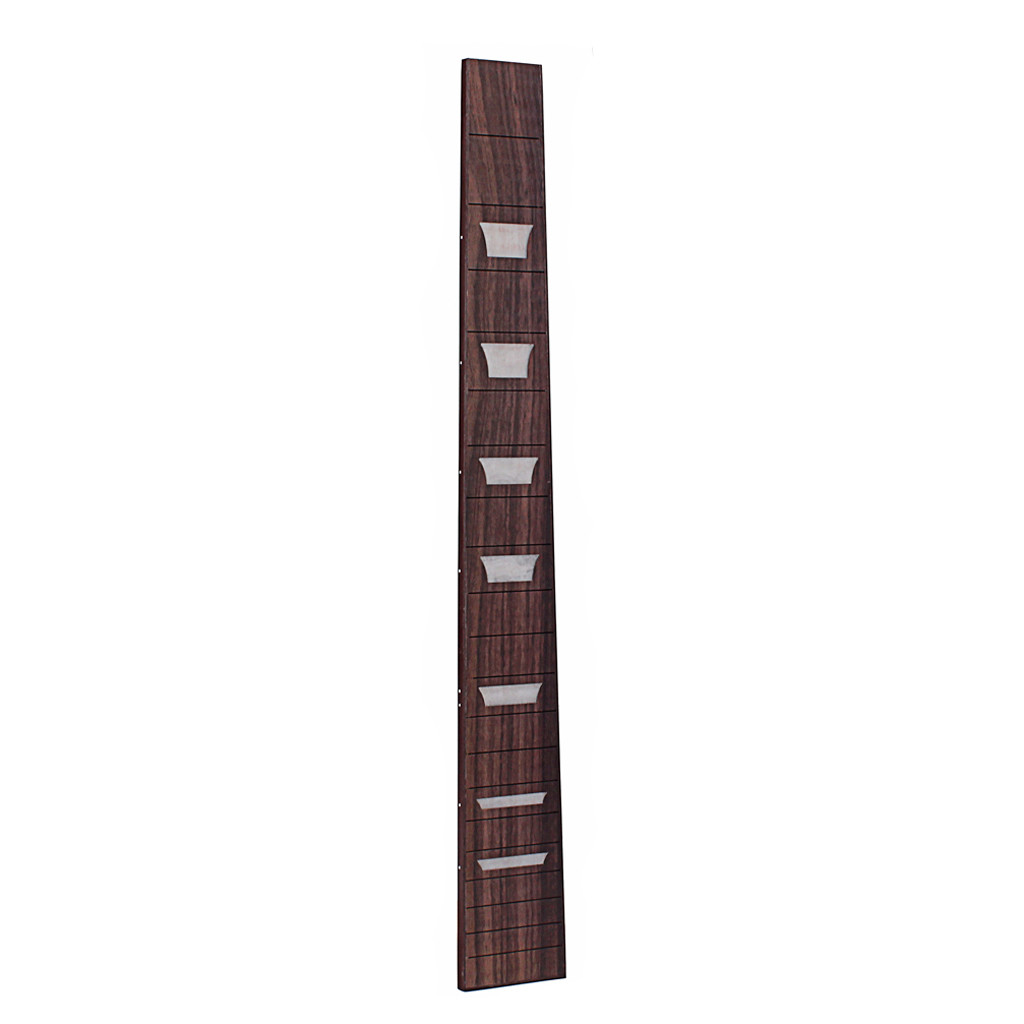 Rosewood Guitar Fretboard Arycle Inlaided With Trapezoid Fret Markers