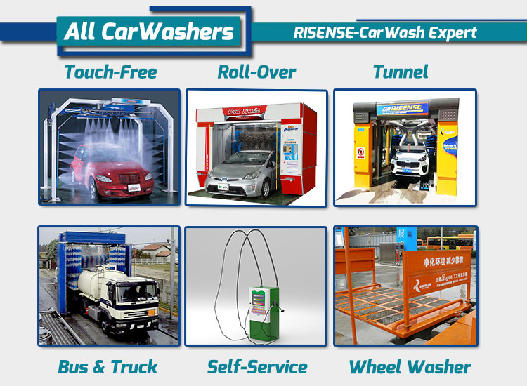 7.5KW Double Arm Touchless Car Washing Machine Risense CH-200