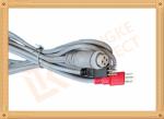 Safety 4 Pin To 3 Pin EMS Tens Unit Lead Wires Copper For Patient