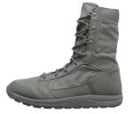 Mens Tachyon 8" Military Boots Soft Black Cow Leather Slip - Resistant Outsole