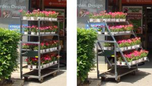 Wholesale Iron steel 44x46x78In Warehouse / Garden Plant Trolley Moving from china suppliers