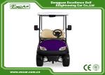 Purple Battery Operated Electric Golf Car 48V Mini Club Car 4 Seater
