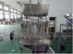 Automatic Liquid Filling Packaging Machine 4 Heads Straight Line