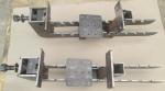Welded Metal Stamping Parts Auto Industry Painting Black Surface 16-400 Tonnage