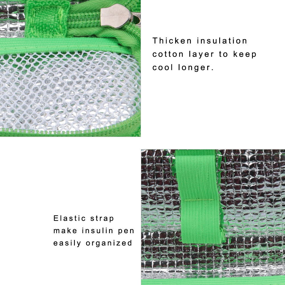Travel Portable Insulin Cooler Bag Ice Pack Diabetic Patient Organizer For Medication