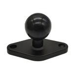 60x30mm Car Ball Mount , 0.03KGS RoHS Diamond Base Small Ball Mount