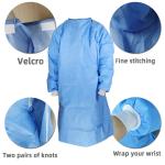 18gsm Dust Proof Anti Alcohol SMS Disposable Surgical Gown